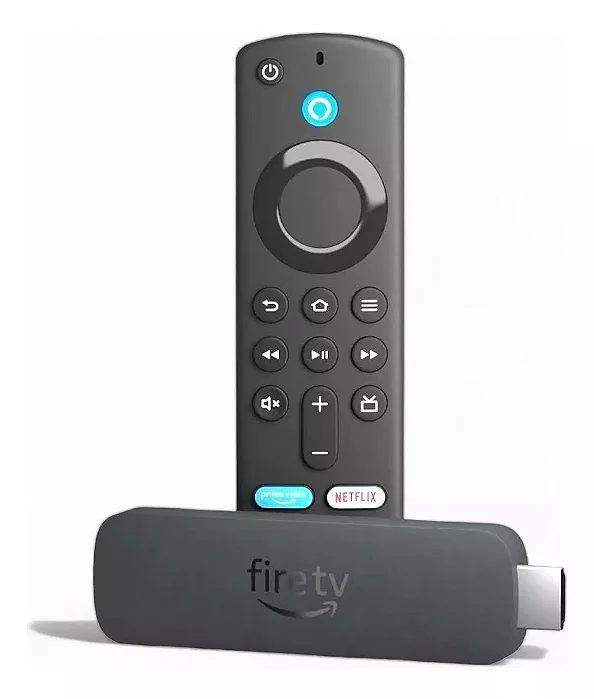 Fire TV Stick 4K com Alexa | Streaming Ultra HD | Controle de Voz | 8GB | Bi-volt | Original Amazon