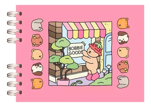 Livro de Colorir Bobbie Goods Capa Dura – 50 Páginas Artísticas Infantis | Edição Especial Criativa