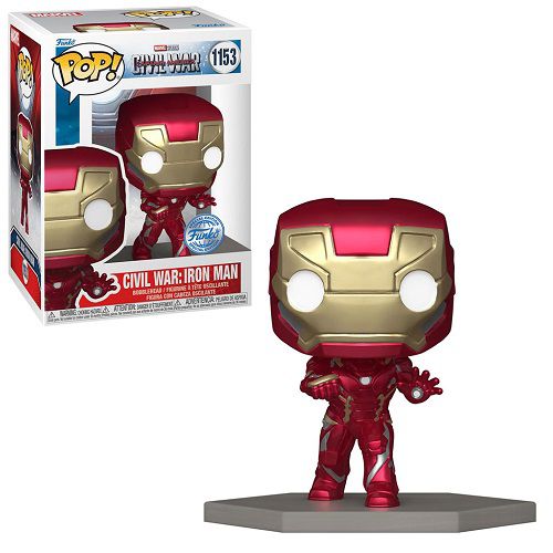 Funko Pop Marvel Civil War Iron Man 1153 Exclusivo