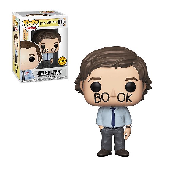 Funko Pop! TV: The Office - Jim Halpert and Pam Beesly - Set of 2 Figures in Bubble Pouch
