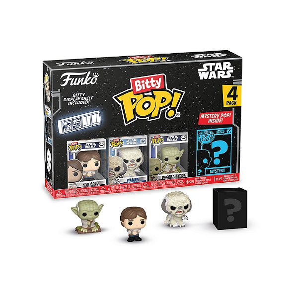 BITTY POP Star Wars TESB Han Solo - Wampa - Dagobah Yoda
