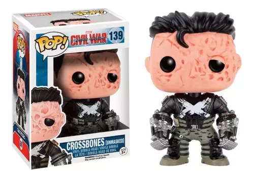 Funko Pop Marvel Civil War Crossbones Unmasked 139 Exclusivo