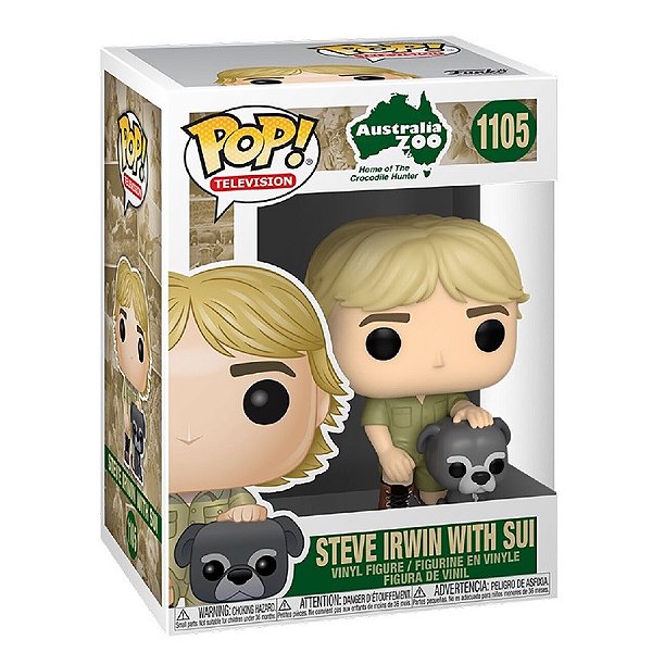Funko Pop Australia Zoo Steve Irwin with Sui 1105