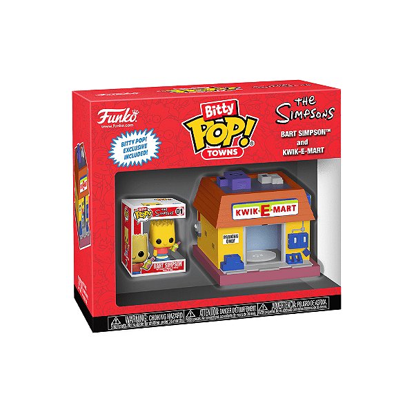 Bitty Pop Town The Simpsons Bart Simpsons Kwik-E-Mart