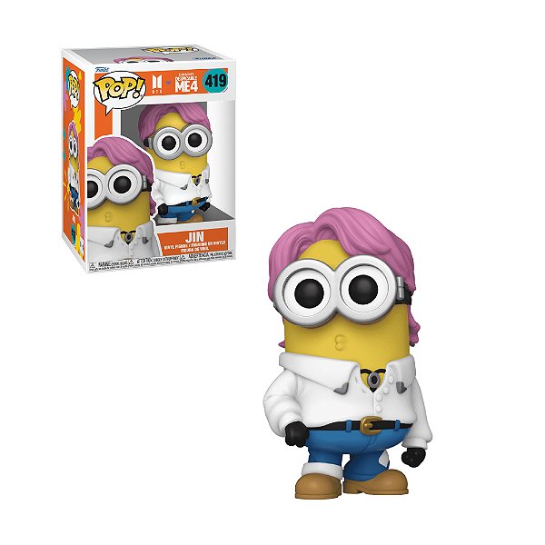 Funko Pop BTS & Illumination's Despicable ME4 Jin 419
