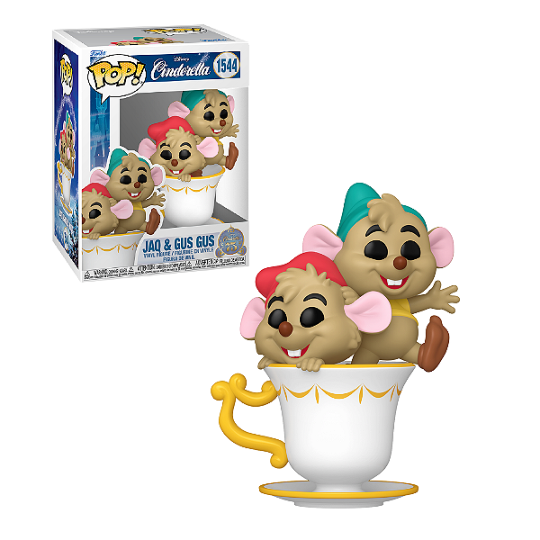 Funko Pop Disney Cinderella 75th Anniversay aq & Gus Gus 1544