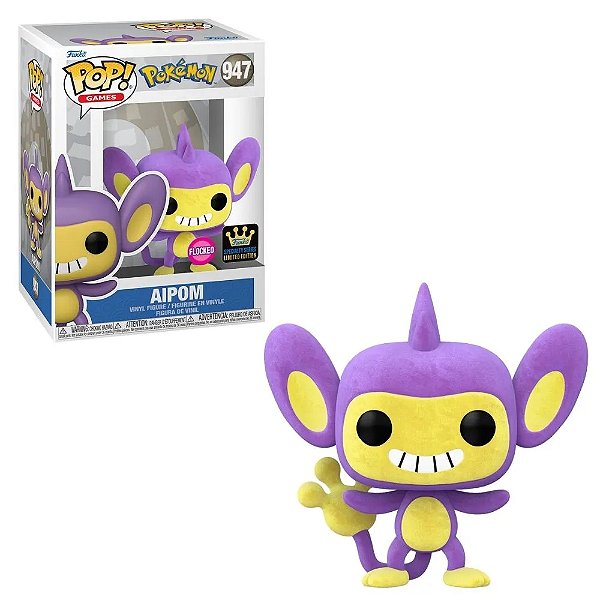 Funko Pop Pokemon Aipom 947 Flocked