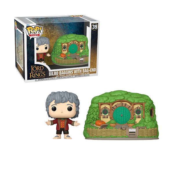 Funko Pop The Lord Of The Rings Bilbo Baggins with Bag-End 39