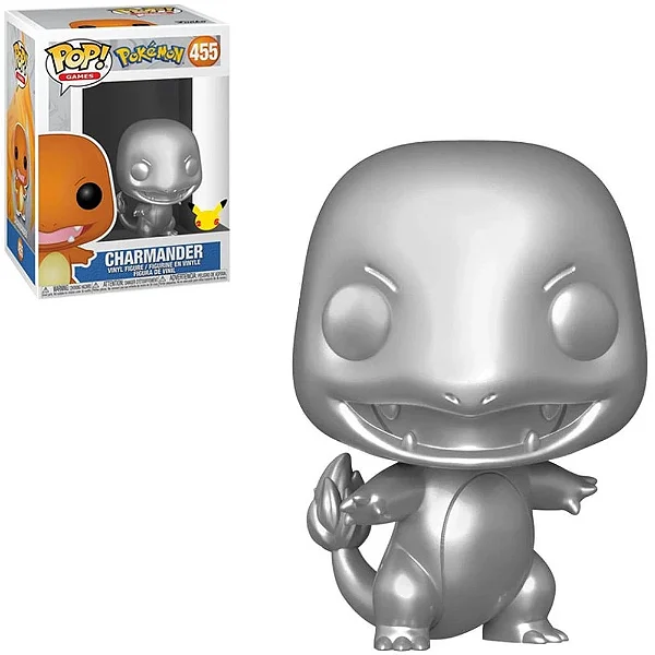 Funko Pop Pokemon  Charmander (Silver) 455