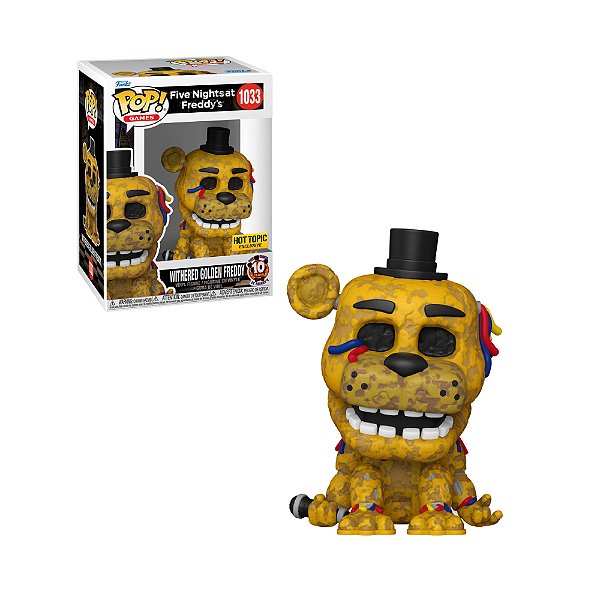 Funko Pop Five Nights at Freddy's Withered Golden Freddy 1033