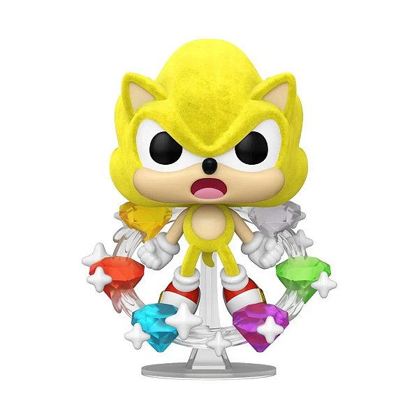 Funko Pop Plus Sonic Super Sonic With Emeralds 1059