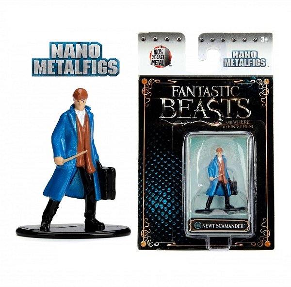 Colecao Nano Metalfigs Fantastic Beasts Newt Scamander - HP11