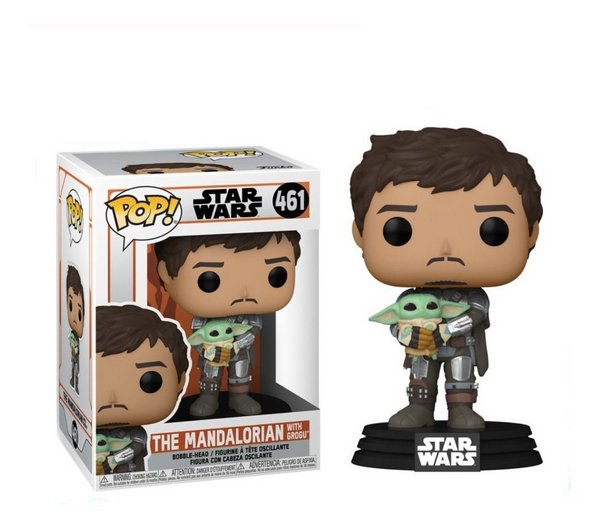 Funko Pop Star Wars  The Mandalorian with Grogu 461