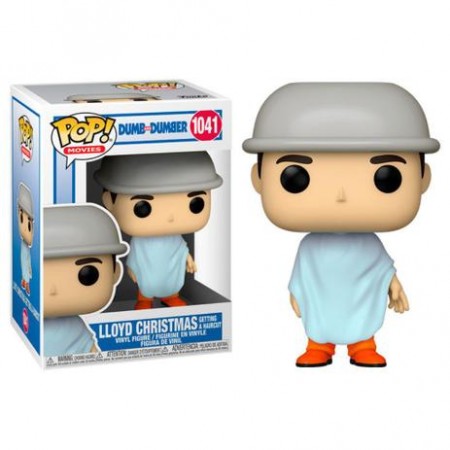 Funko Pop Dumb and Dumber Lloyd Christmas Getting A Haircut 1041 - Caixa Danificada