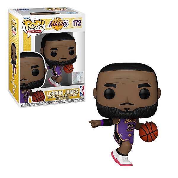 Funko Pop Lakers Lebron James 172 - Caixa Danificada