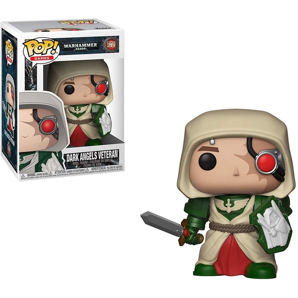 Funko Pop Warhammer 40000 Dark Angels Veteran 501 - Caixa Danificada