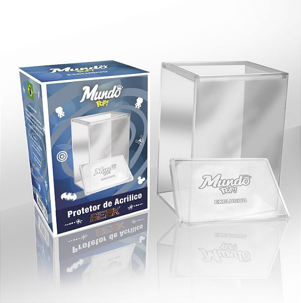 Case Geek de Acrilico Protetor para Funko Pop