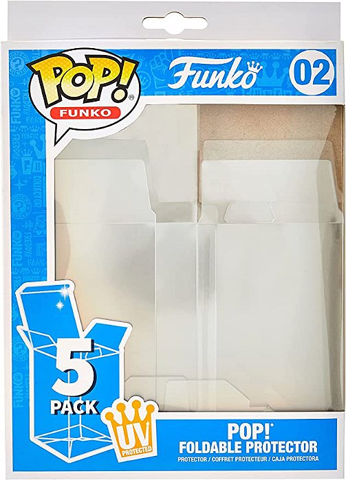 Foldable Pop Protector Funko 5 Pack Cases