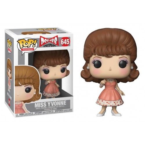 Funko Pop Pee-Wee Herman Miss YVonne 645 - Caixa Danificada