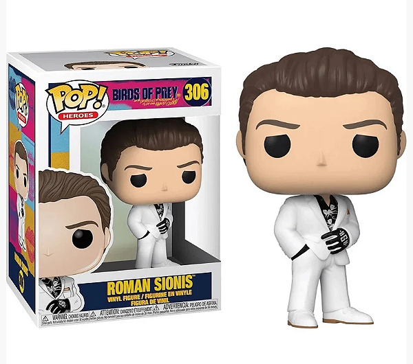 Funko Pop Birds Of Prey Roman Sionis 306 - Caixa Danificada