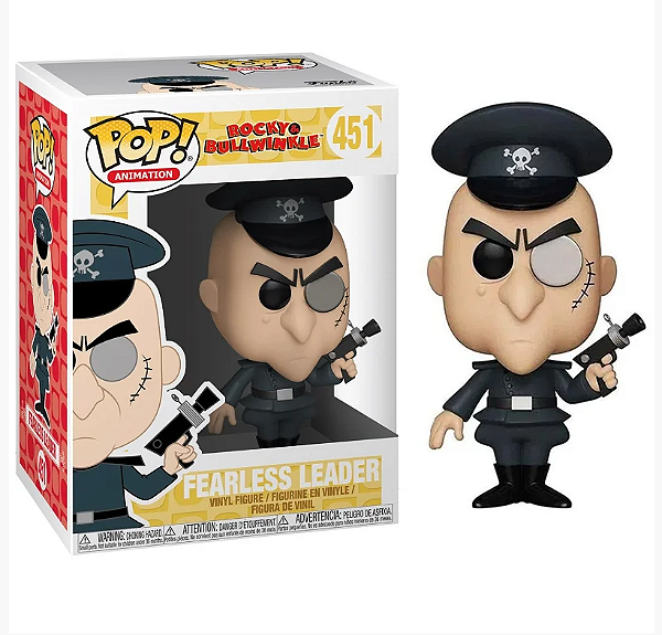 Funko Pop Rocky & Bullwinkle Fearless Leader 451 - Caixa Danificada