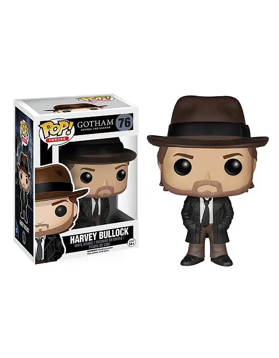 Funko Pop Gotham Harvey Bullock 76  - Caixa Danificada