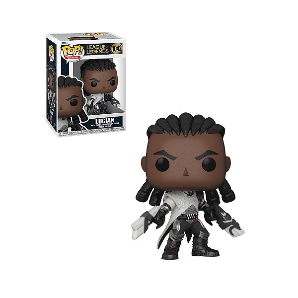 Funko Pop League of Legends Lucian 1042 - Caixa Danificada