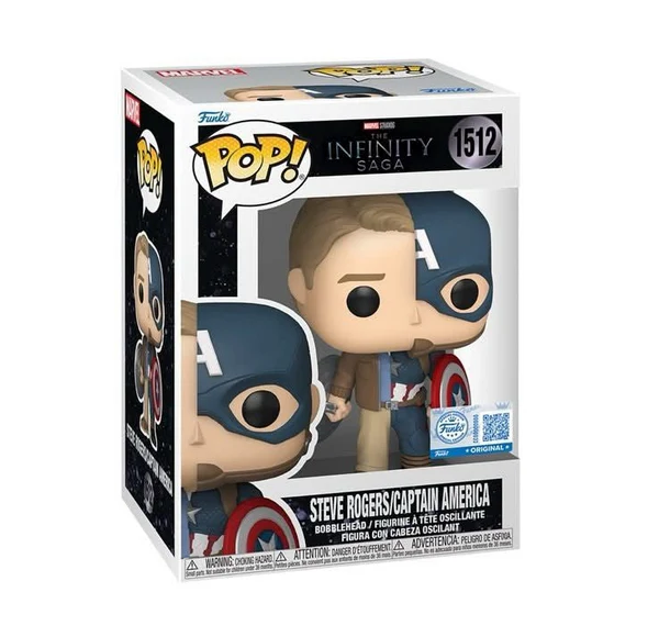 Funko Pop Marvel The Infinity Saga Steve Roger Captain America 1512