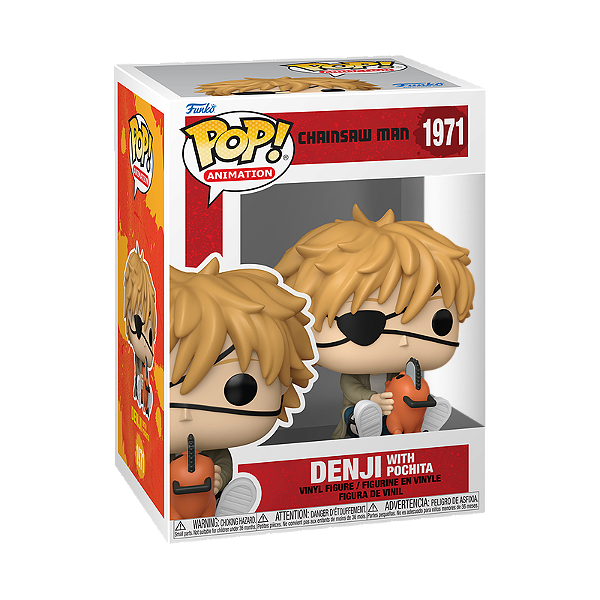 Funko Pop Chainsaw Man Denji with Pochita 1971
