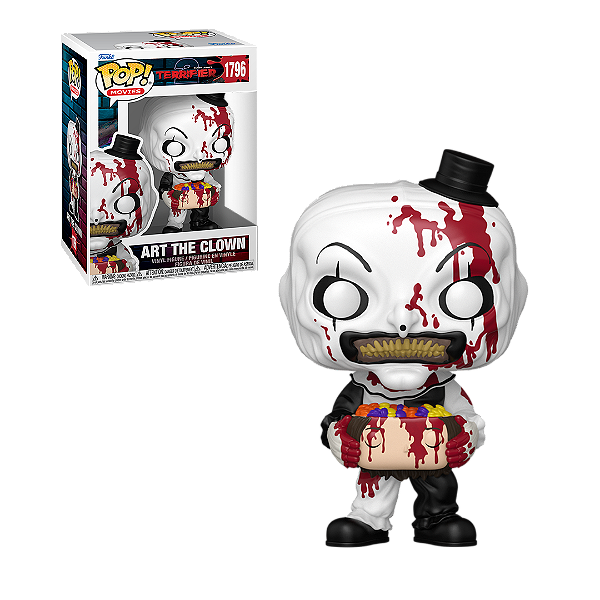 Funko Pop Terrifier Art The Clown 1796 - Caixa Danificada