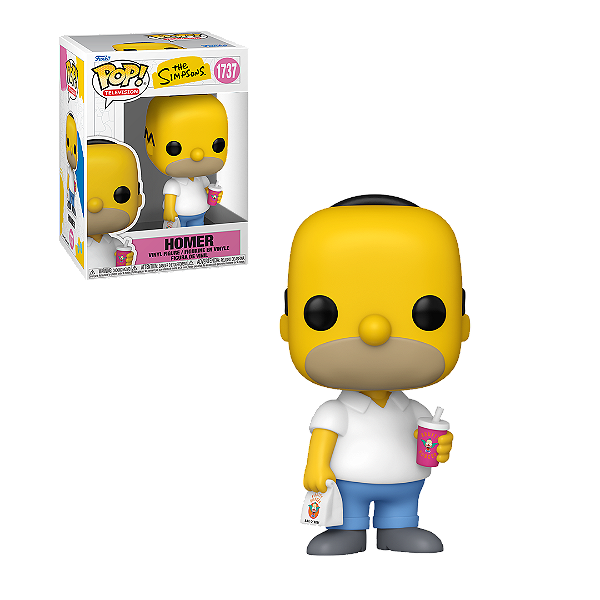Funko Pop Simpsons Homer 1737 - Caixa Danificada
