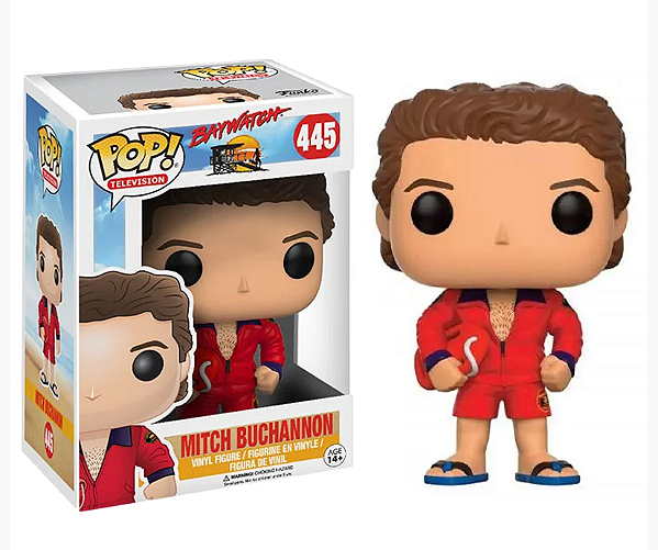 Funko Pop Baywatch Mitch Buchannon  445 - Caixa Danificada