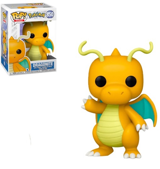 Funko Pop Pokemon Dragonite 850 - Caixa Danificada
