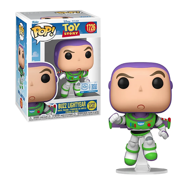 Funko Pop Disney Toy Story Buzz Lightyear 1726 Glows in The Dark