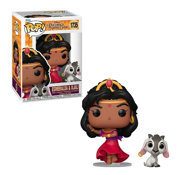 Funko Pop Disney The Hunchback of Notre Dame Esmeralda & Djali 1735