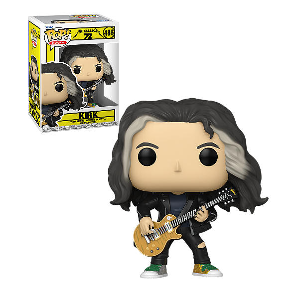 Boneco Funko Pop Rocks Metallica Kirk 486