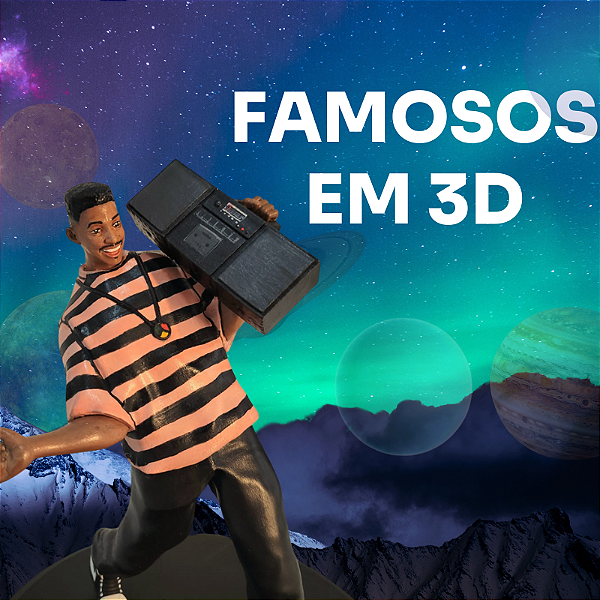 Impressão 3D - Personagens Famosos - Categoria Padrão