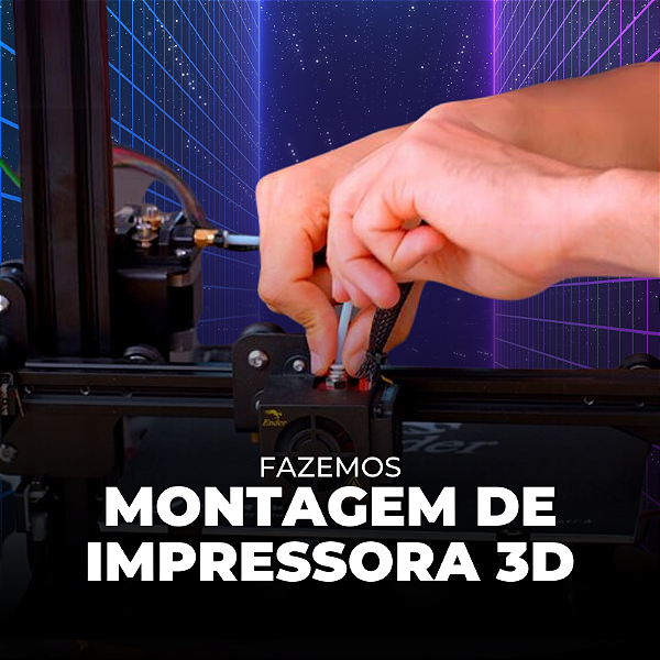 Montagem de Impressora 3D - Presencial em Brasília