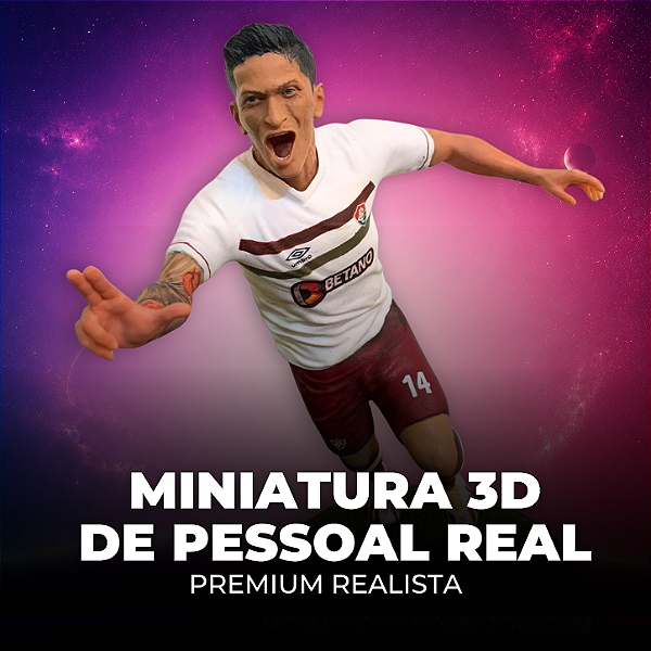 Miniatura 3D Personalizada de Pessoa Real - Premium Realista