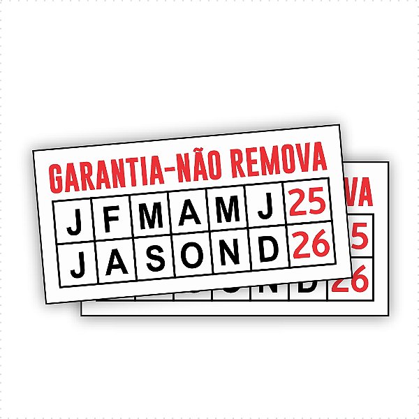 1.000 unidades de Lacre De Garantia E Segurança Casca de Ovo Destrutível 0,5X1cm - Sem Personalização