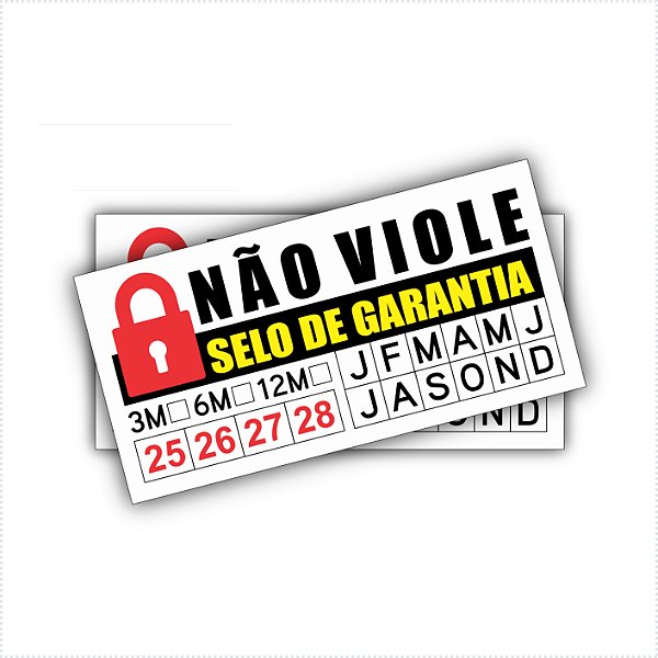 1.000 unidades de Lacre De Garantia E Segurança Casca de Ovo Destrutível 1x2cm - Sem Personalização