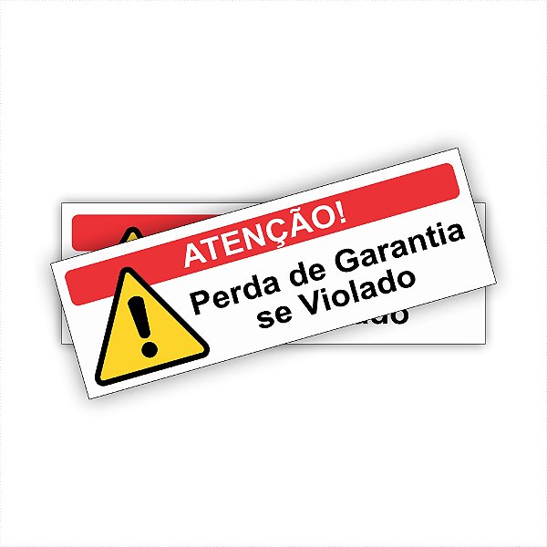 Lacre De Garantia E Segurança Casca de Ovo Destrutível 1x3cm - Sem Personalização