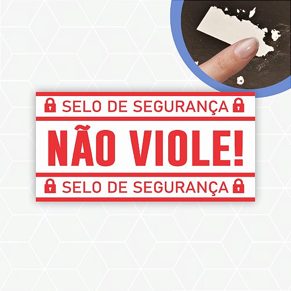 1.000 unidades de Lacre De Garantia E Segurança Casca de Ovo Destrutível 1x2cm - Sem Personalização