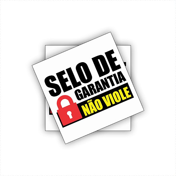 Lacre Casca de Ovo - 1x1cm / Selo de Garantia, não viole!