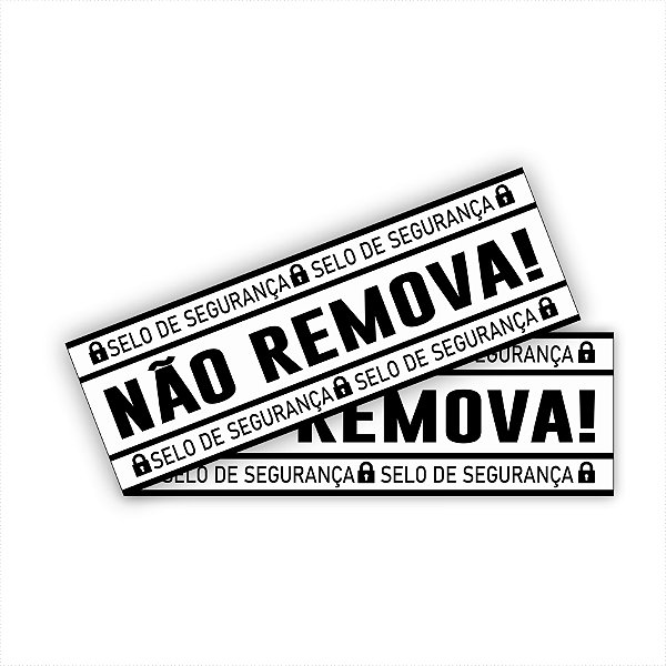 Lacre Casca de Ovo 1x3cm / Selo de Segurança! Não remova