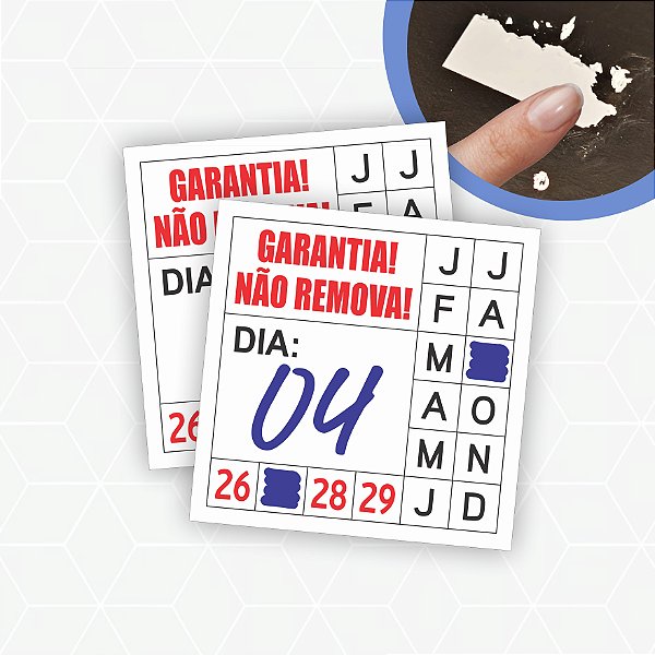 Lacre Casca de Ovo - 1x1cm / Modelo Padrão 01