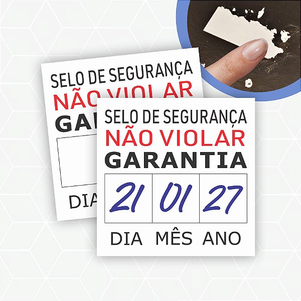 Lacre Casca de Ovo - 1x1cm / Modelo Padrão 08