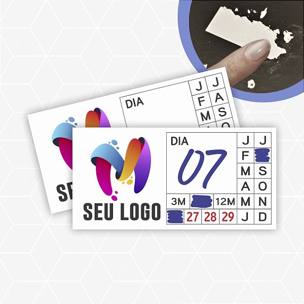 Lacre Casca De Ovo Destrutível Selo De Garantia 1x2cm Personalizado