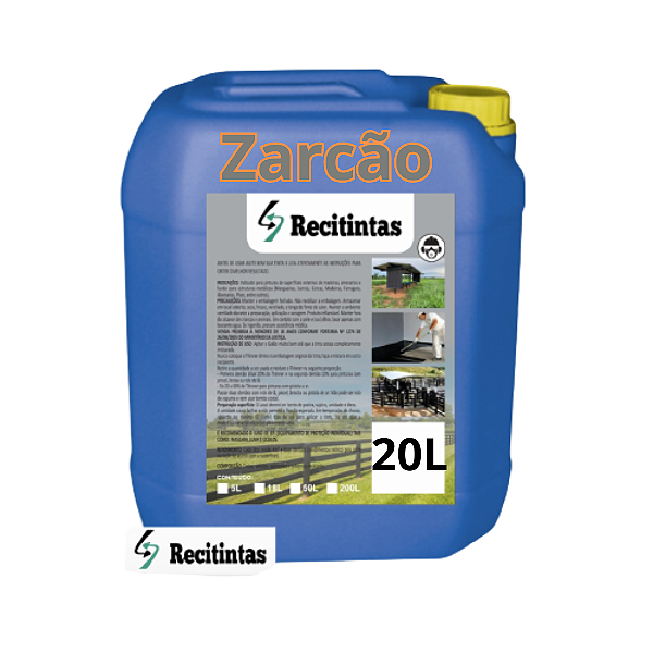 Tinta Zarcão Fundo Serralheiro 20 litros Cor Grafite