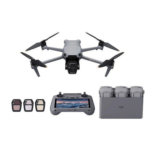 Drone DJI Air 3S Fly More Combo Com tela - DJI056